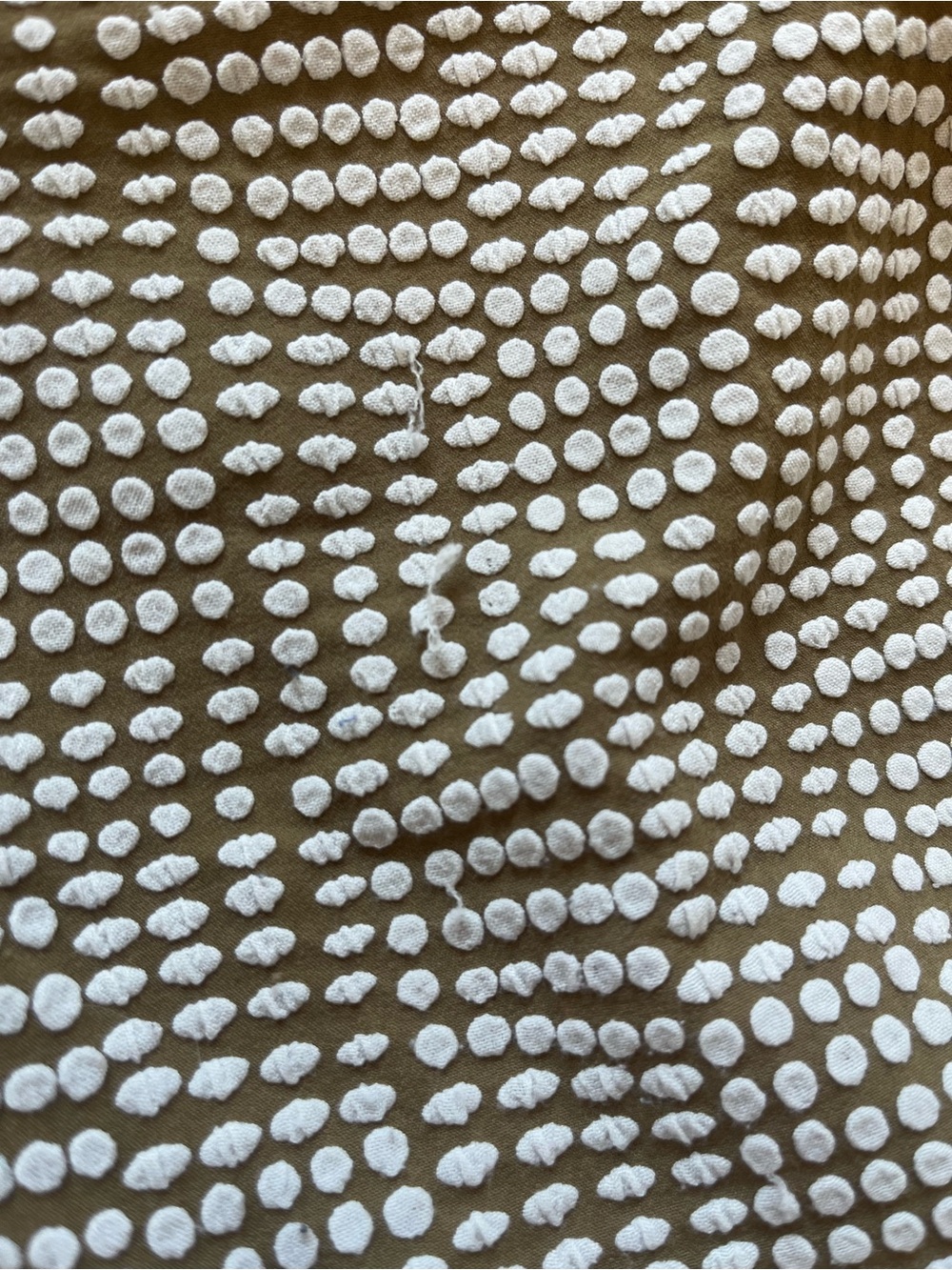 Aerie Olive Dot Tie-Front Bikini Set - Picture 7 of 7